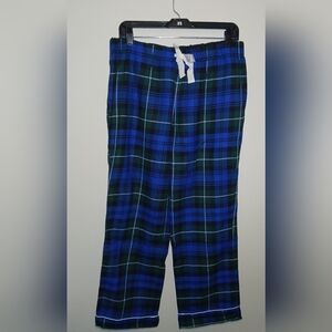 Lands' End Women's  Flannel Pajama Pants Wide Leg - Size10-12(New Without Tags)